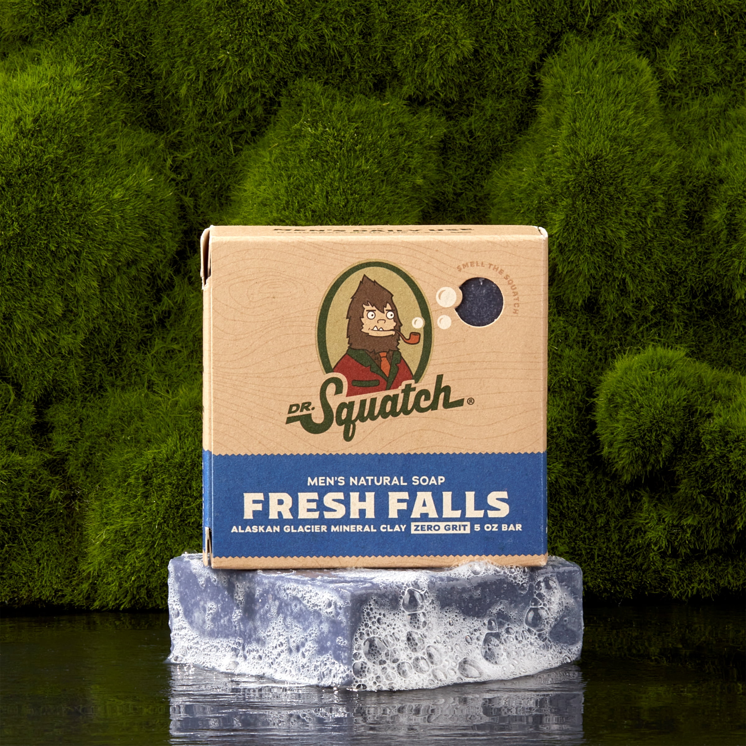 Dr. Squatch Men'sSoap Fresh Falls (4 Bars) 5 OZ Best Seller FREE SHIPPING