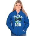 thumbnail image 4 of Cute Save Planet Earth Day Go Green Unisex Fleece Graphic Zip Up Hoodie Brisco Brands 2X, 4 of 5