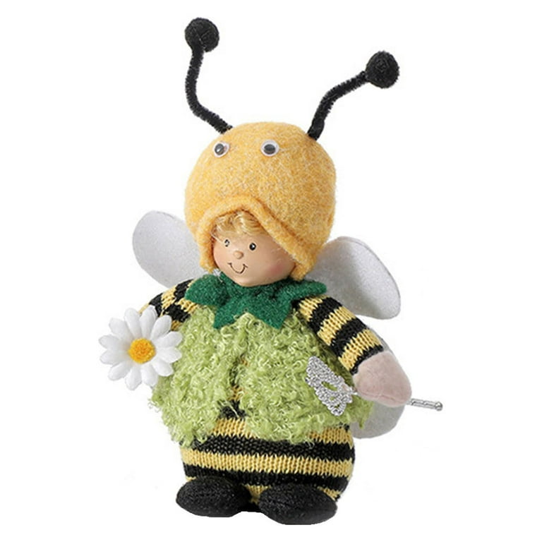 Bumble Bee Gnomes Plush Scandinavian Tomte Nisse Swedish Bee Home Leafy  Plush