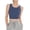 #0210-Blue, variant on Karight Womens Racerback Sports Bra Crop Tank Top High Neck Supportive Workout Tops for Yoga Gym Fitness