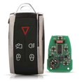 thumbnail image 1 of 5 Buttons 433MHz FSK ID46 Remote Key for Jaguar XF/XK/XKR 2007-2012 KR55WK49244, 1 of 5
