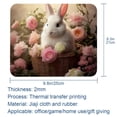 thumbnail image 5 of Easter Square Non-Slip Rubber Bottom Printed Desk Mat Mouse Mat Gaming Mousepad Desk Pad - 8.3x9.8 Inch, Suitable for Office and Gaming, 5 of 6