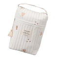 thumbnail image 1 of Bolsa Para Pañales, Acolchado, Patrón Bordado, Cochecito De Bebé, Bolsa Con Cremallera Con Flexible, Adecuado Para Biberón, Toallitas, Chupete, 1 of 7
