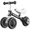 Black, variant on Allobebe Baby Ride-On Balance Bike for 12–30 Months, Adjustable Seat, Soft Silent 3-Wheel Ride-On, Mint Green