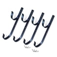 thumbnail image 3 of Paquete de 2 colgadores para piscinas, gancho para piscinas, suministro doméstico, estante de Metal estable montado en la pared, accesorios para Suministros de limpieza para el hogar 4 piezas Yuarrent HA041860-02, 3 of 6