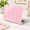 Light Pink&White Stripes, variant on Blue Watercolor Flowers&Stripes Laptop Shell Case for 13.6 Inch MacBook Air with M5/M4/M3/M2 Chip
