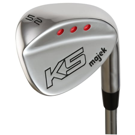 Majek Golf +3 inch Over Ultra Big & Tall Senior Men's Gap Wedge (GW) 52° Right Handed Senior Flex Steel Shaft (Tall 6'6"+ / +3" Over) with Premium Arthritic Men's Golf Grip