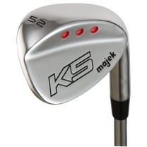 Majek Golf 3 inch Over Ultra Big & Tall Senior Men's Gap Wedge (GW) 52° Right Handed Senior Flex Steel Shaft (Tall 6'6" / 3" Over) with Premium Arthritic Men's Golf Grip