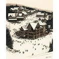 thumbnail image 4 of Maki 26x31 Black Modern Wood Framed Wall Art Titled - Winter_S Profits I, 4 of 6