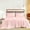 Pink, variant on 500 Thread Count 4 Piece Quality Sheet Set 24 Inch Deep Pocket 100% Egyptian Cotton Color Gold Solid Size Full