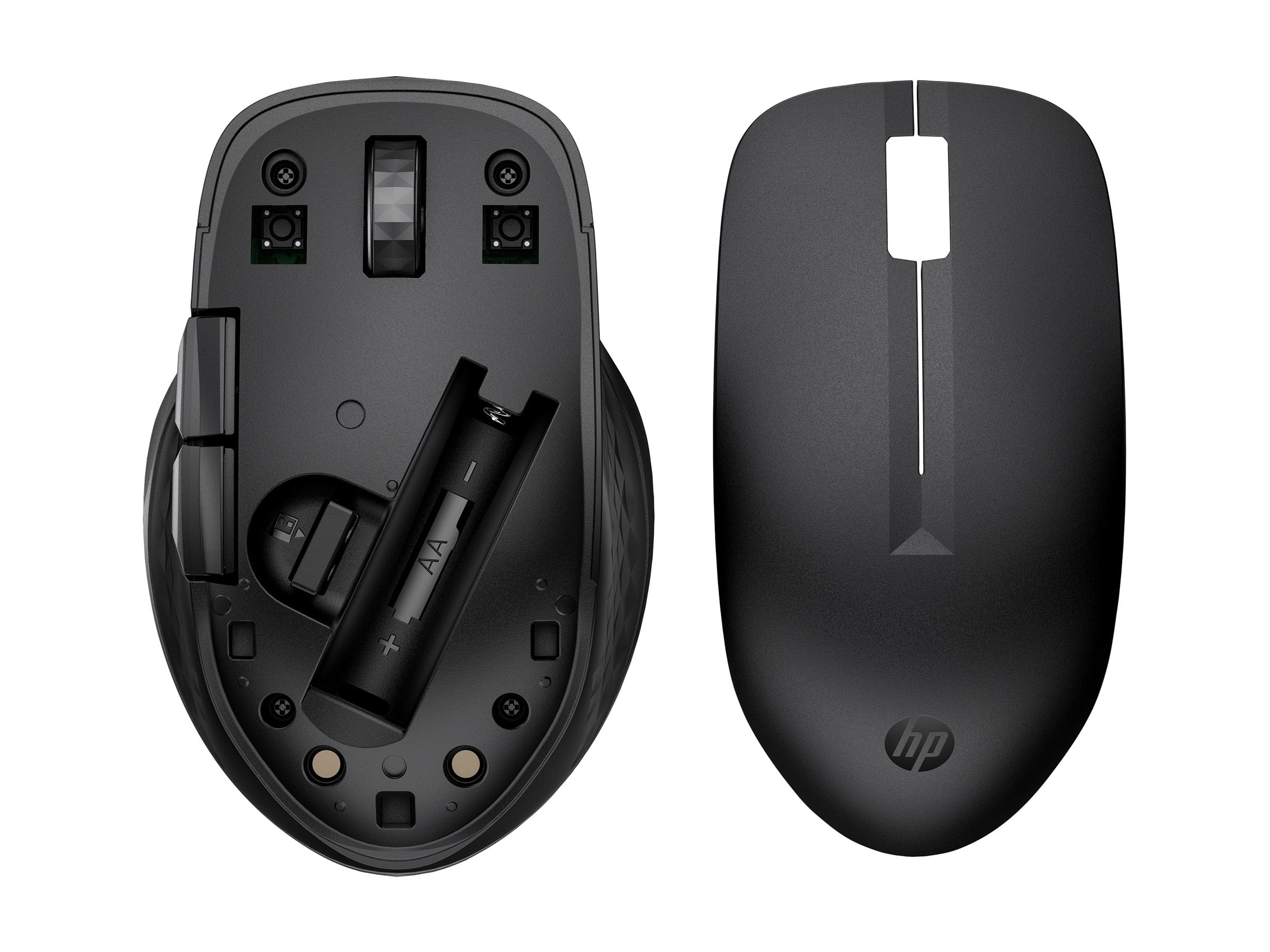 HP 435 Multi-Device Wireless Mouse (3B4Q5UT) - Wireless - 32.81 ft - Bluetooth/Radio Frequency - 2.40 GHz - USB Type A - 4000 dpi - Scroll Wheel - 5 Button(s) - 4 Programmable Button(s) - Symmetric...