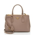 thumbnail image 1 of Pre-Owned Prada Saffiano Lux Double Zip Small Tote, 1 of 11