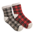 thumbnail image 5 of Guide Gear Women's Double-Layer Gripper Socks, Super-Soft Cozy Warm Non-Slip Anti-Skid Grip Slipper Socks Ideal for Yoga Pilates Barre Home Hospital, 5 of 5