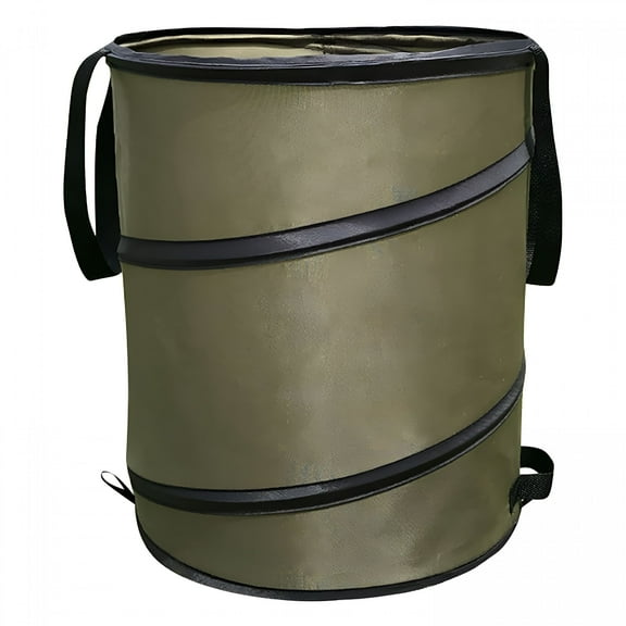 LAMIRO Collapsible Garden Bag for Yard Waste, 30 Gallon Reusable Container for Lawn Care and Gardening, Reusable Yard Waste Bags