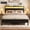 Black, variant on Bolvdo Twin Size Bed Frame with Headboard & Footboard, LED Light & Charging Station, Under-Bed Storage, Noise-Free, No Box Spring Needed, Easy Assembly, Rustic Gray