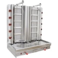 Showerma Machine Commercial Gas Shawarma Machine 5 Burners Vertical Rotary Kebab Gyro ...