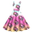 thumbnail image 1 of WILLBEST Robe de Soirée Formelle Sans Manches Longueur Genou Rétro Ligne A Évasée pour Femmes Saint-Valentin, 1 of 2