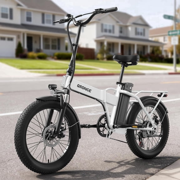 Folding Electric Bikes for Adults 1000W Peak Motor up to 70 Miles Range 28 mph Max Speed 20" x 3.0" Fat Tire Foldable Ebikes 48V 13.5AH Removable Battery 7-Speed E-Mountain Bikes, UL2849 by SGS
