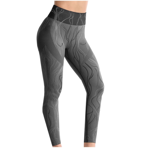 Pantalones de yoga Fridja con levantamiento de cadera estampado a la moda para mujer Talla S