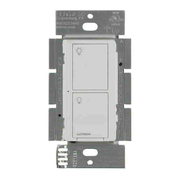 Lutron PD-5WS-DV-WH Caseta Wireless Switch - 5A Two-Wire Smart Light Switch