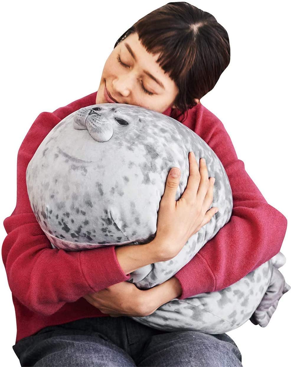 Seal Pillow, Ocean Animal Soft Fluffy Plush, Cutton Plush Cushion, Cute Toy  for Children 30cm 