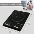 thumbnail image 3 of NutriChef PKST14 - Ceramic Cooktop, Electric Countertop Glass Burner Cooker, 3 of 7