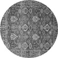 thumbnail image 1 of Ahgly Company Indoor Round Persian Gray Traditional Area Rugs, 6' Round, 1 of 1