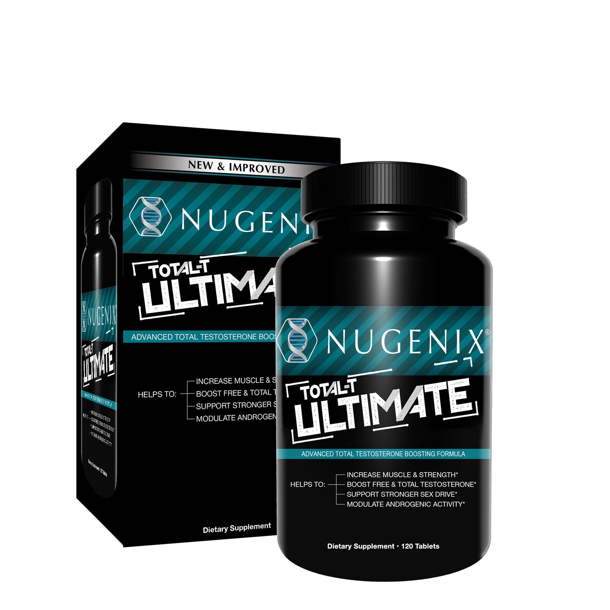 Nugenix Total-T Ultimate Testosterone Booster - 120 Caplets, Wal-mart, Walm...