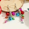 thumbnail image 5 of Alexki Bulbs & Bells Dangle Christmas Themed Earrings, 5 of 5