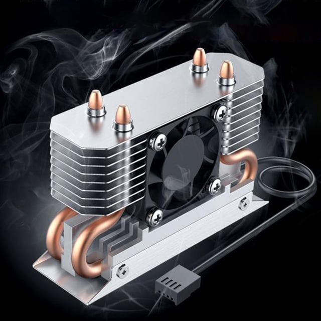 Disipador de calor Baoblaze Radiador SSD M.2 ventilador silencioso
