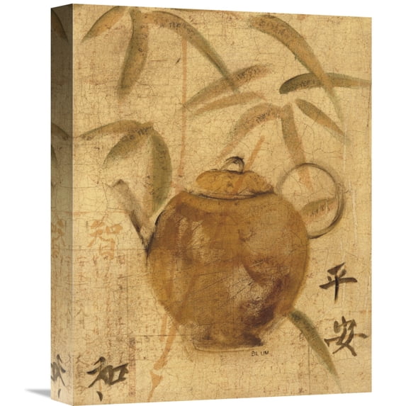 Global Gallery Cheri Blum 'Asian Teapot IV' Canvas Wall Art
