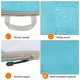 thumbnail image 5 of Uxcell 6pcs Compression Packing Cube for Suitcases Lightweight Travel Essentials Luggage Organizers Bags, Sky Blue, 5 of 7