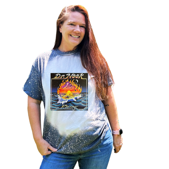 Dr Hook Classic Band Bleached T-Shirt