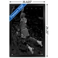 thumbnail image 3 of Michael Jordan - Black and White Wall Poster, 14.725" x 22.375", Framed, 3 of 3