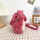 thumbnail image 2 of Bolsa Muñeca de dibujos animados oso gato de hombro de felpa niños cruzados de invierno (rojo) Likrtyny Para Estrenar, 2 of 9