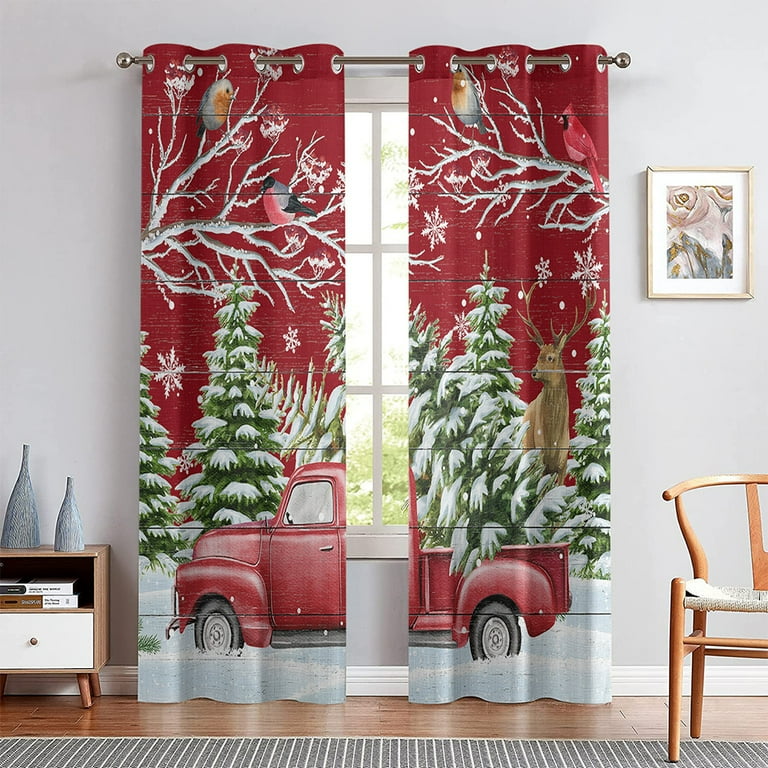 Christmas curtains sale for living room