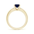 thumbnail image 2 of Angara Natural 1.55 Ct. Blue Sapphire Solitaire Ring in 14K Yellow Gold for Women (Ring Size: 12), 2 of 8