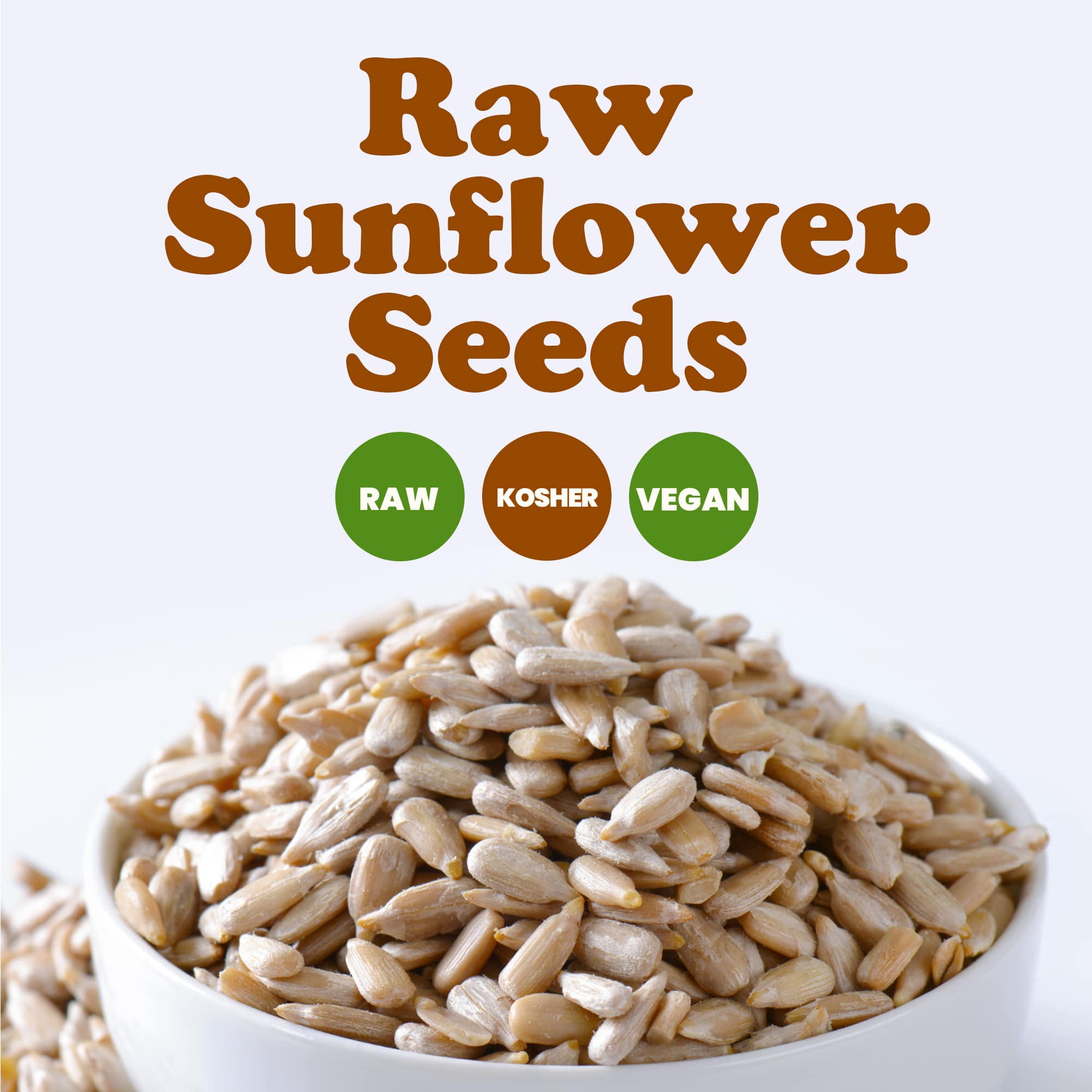 Food to Live, Raw Sunflower Seeds, 5 Pounds, Kosher