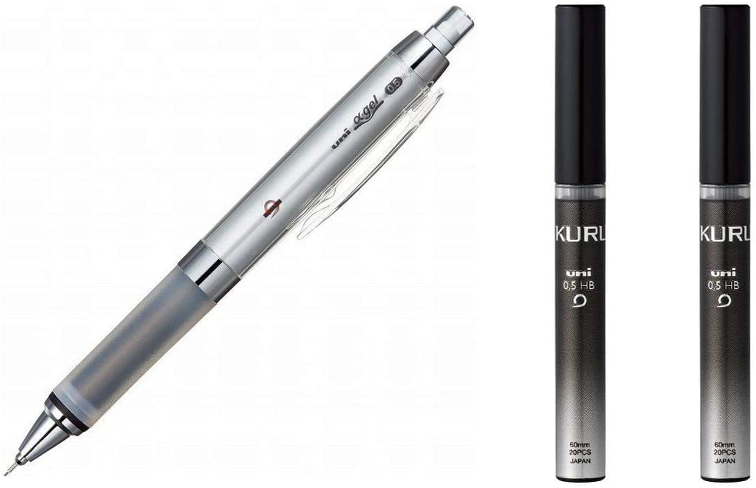 Uni Alpha-Gel Kuru Toga Mechanical Pencil 0.5 mm Lavender Body M5858GG1P.34 