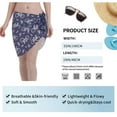 thumbnail image 5 of Disketp Bicycle1 Women Swimsuit Cover Up Short Chiffon Summer Beach Sarong Bikini Wrap Skirt Bathing Suit, 5 of 5