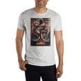 thumbnail image 5 of Mens White Godzilla Classic Monster Movie Graphic Tee - 5XL, 5 of 6