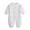 White3, variant on KyCheLot Infant Baby Boys Girls Jumpsuits Cotton Cute Print Long Sleeve Rompers with Button Bodysuit 0-12 Months