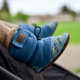 thumbnail image 7 of JAN & JUL Fleece Baby Booties for Boys Stay-On with Soft Sole (Digger, Medium Toddler), 7 of 7