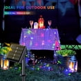 thumbnail image 5 of LINLIN 2Pack Solar Copper Wire String Lights, 8 Modes Copper Wire Lights, Waterproof Wire String Lights, Outdoor Wire Fairy Lights for Christmas Garden Yard Path Fence Tree Backyard, 5 of 8