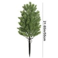 thumbnail image 3 of DefiDgd 22inch Faux Cedar Tree Stake Garden Decoration,UV Resistant Fake Plants Bushes,for Outdoor Indoor Planters,Yard Porch Christmas Decor(Green), 3 of 8