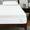 thumbnail image 2 of Mattress Topper, Green Tea Memory Foam Mattress Topper with Zippered Bamboo Cover, 2 of 8