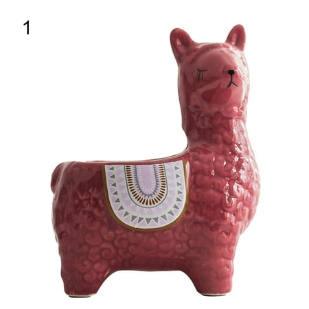 

Yoone Flowerpot Cute Ornamental Ceramic Animal Micro Vase Flower Holder for Home