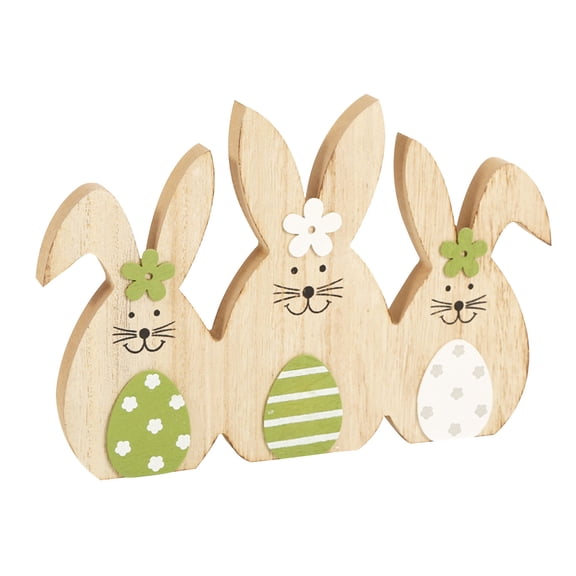 Happy Easter Tree Decoration Wooden Crafts Decoration Event Party Supplie