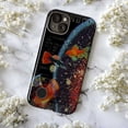thumbnail image 5 of Cosmic Fish Phone Case, Surreal Galaxy Aquarium Art iPhone Cover, Space Fantasy Artistic Protective Case for iPhone 16 15 14 13 12 11 Pro Plus Mini, 5 of 6