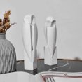 thumbnail image 3 of Estatua de Búho Minimalista, Escultura de Animales, Figuras Decorativas, Decoración del Hogar para Estantería, Decoración de Gabinete de Oficina en Casa A, 3 of 5